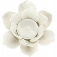 thumbnail image 1 of Candelabro de cerámica con forma de flor de loto de 4,5 pulgadas, candelabro con forma de pétalos de loto, candelabro votivo con forma de flor, candelabro con caja de regalo para decoración del, 1 of 5