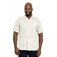 thumbnail image 6 of Havanera Men's and Big Men's Camp Collar Guayabera Short Sleeve Button-Down Shirt, Sizes S-5XL, 6 of 8