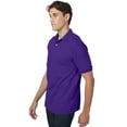 thumbnail image 4 of Hanes EcoSmart Men's Polo Shirt (Big & Tall Sizes Available) Purple 3XL, 4 of 5