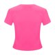 thumbnail image 4 of Top corto ajustado de manga corta para mujer - Camiseta básica informal con cuello redondo 2025 - Mezcla de rayón suave y elástico para uso diario, 4 of 5