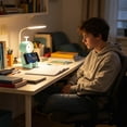thumbnail image 4 of Tong Robot Night Light LED Desk Lamp With Batteries Cute Movable Figure Phone Stand Bedside & Reading Book Light Decorative Lighting, 4 of 6