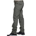 thumbnail image 4 of Men's Tactical Cargo Pants - Belted Waist & Multiple Pockets for Outdoor Activities & Daily Commute Green 2XL, 4 of 8