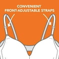 thumbnail image 4 of Women's Warner's 1056 No Side Effects Wire-Free Bra (Butterscotch/Dot Print 36A), 4 of 11