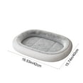 thumbnail image 6 of Orthopedic Dog Bed Small Washable, Oval Kennel Bed Cat Bed, Pet Couch Bed with Four Sided Bolster, 6 of 7