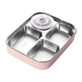 thumbnail image 2 of Caja Bento portátil Contenedor de almuerzo Contenedores de almacenamiento de alimentos partidos Contenedor de sushi Caja de refrigerios para viajes Rosado BLESIY Contenedor de almuerzo, 2 of 8