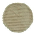 thumbnail image 4 of Funda de cojín de asiento redondo Zulema Cubierta del cojín del taburete Camello, 4 of 6