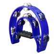 thumbnail image 1 of Musical Percussion Tambourine, Lightweight Sturdy Creativity And Imagination Inspiring Hand Tambourine Bell Handle Design Plastic  For Concert, 1 of 8