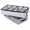 Gray+Light Gray, variant on Under Bed Storage Chest 2 Gray Fabric Foldable Organizer with Dividers