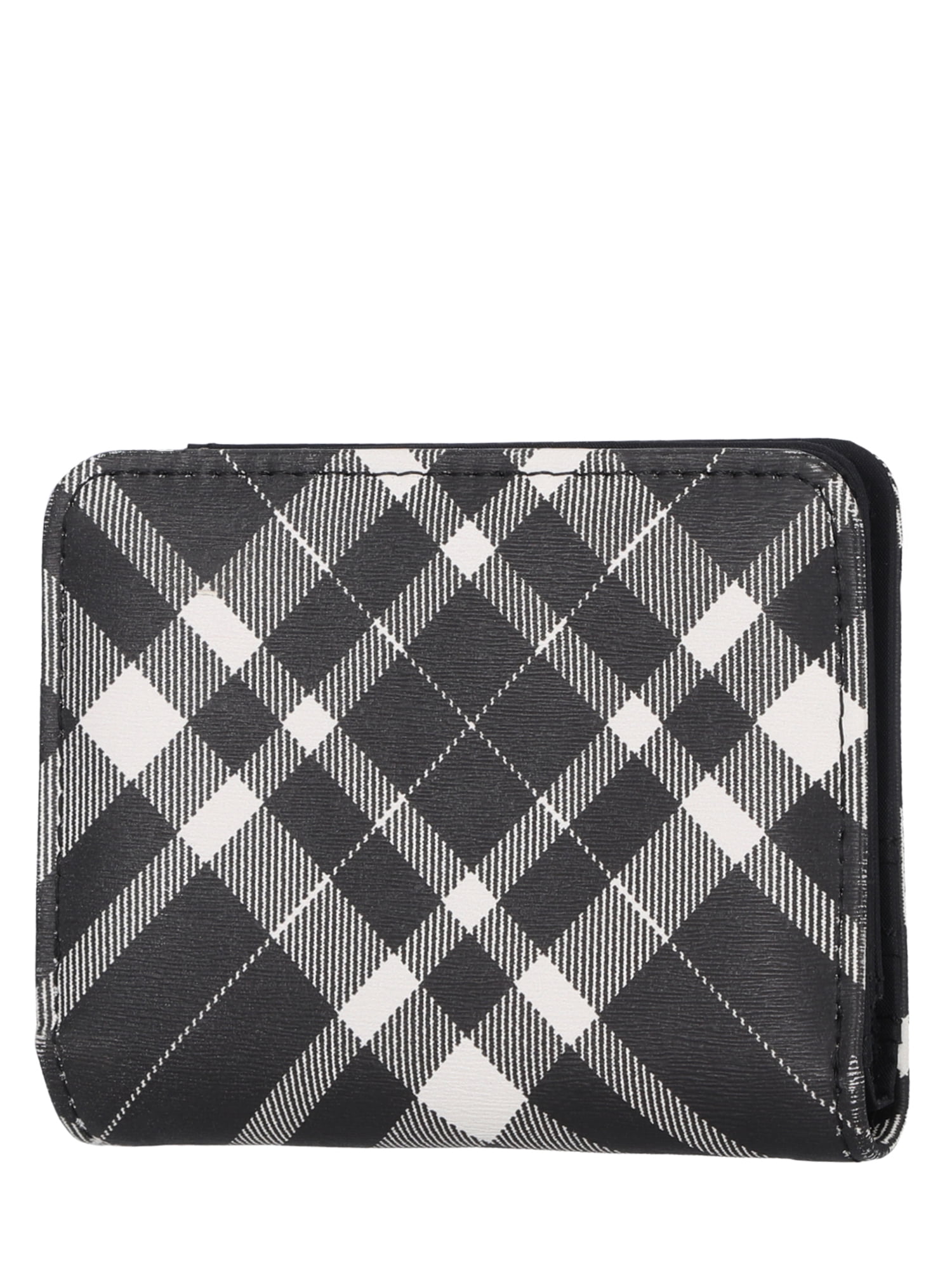 Time and Tru Women's Sharon Two Fold Wallet,  Plaid