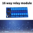 thumbnail image 6 of 16 Channel Relays Module Board Microcontrollers Interface Power Relays with Optocoupler LM2576 Relays Shield Module, 6 of 8