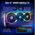 thumbnail image 4 of PNY NVIDIA GeForce RTX™ 5090 Epic-X™ ARGB OC Triple Fan, Graphics Card 32GB GDDR7, 3.5-Slot, 4 of 21