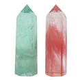 thumbnail image 2 of Wand, Stress Relief Single Point Natural  Tower Set Red Smelting Stone 6 Faceted Energy Healing  For Therapy Meditation Yoga, 2 of 8