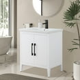 thumbnail image 2 of Vanity Art 30” Single Sink Bathroom Vanity Cabinet with Ceramic Countertop, 2 of 9