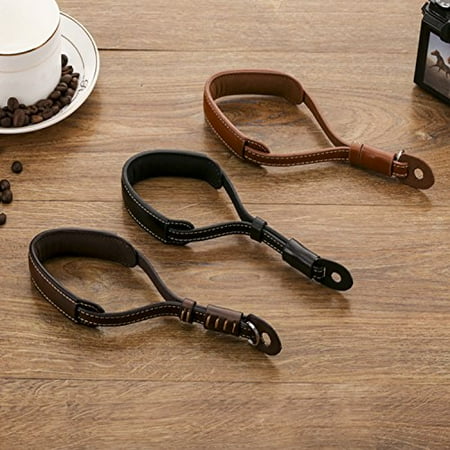 Canon Hand Strap - For Sony Camera Leather Hand Strap for Fujifilm X30 X100S Canon G5X G9X G7X Mark II Nikon J5 A900 Camcorder Camera Strap (Dark Brown)