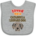 thumbnail image 3 of Inktastic Catahoula Leopard Dog Gift Boys or Girls Baby Bib, 3 of 4