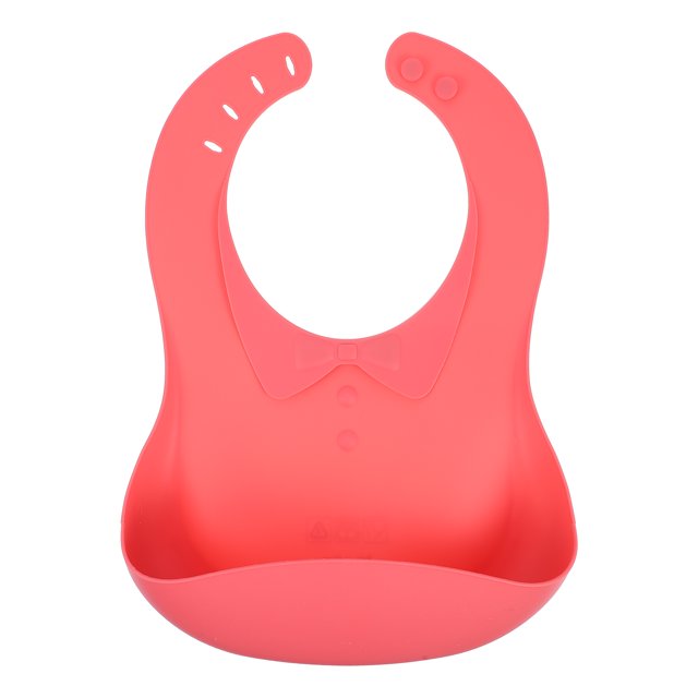 Babero de bebé suave con cazador de alimentos BPA a prueba de agua Ajustable Ajustable BIB