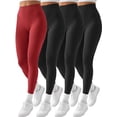 thumbnail image 1 of Pack 4 Colores Leggins Faja Termicos Afelpados Unitallas Yoga, 1 of 5
