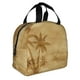 thumbnail image 2 of Balery Retro Palm Tree Bolsa de Almuerzo Aislada – Caja de Almuerzo con Papel de Aluminio Grueso, Mantiene la Comida Fresca por 4 Horas, 2 of 8