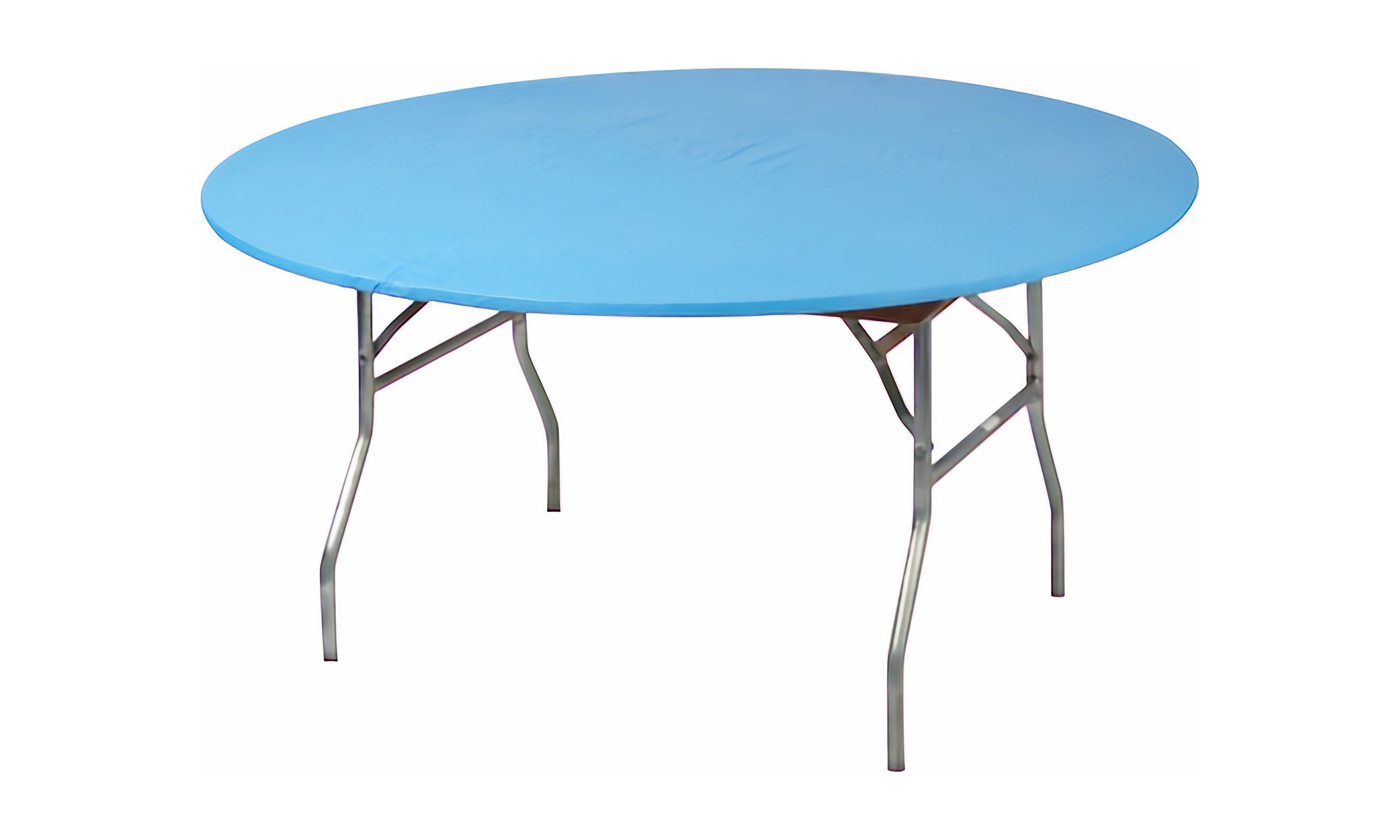 KwikCovers 60" Round Fitted Plastic Table Covers