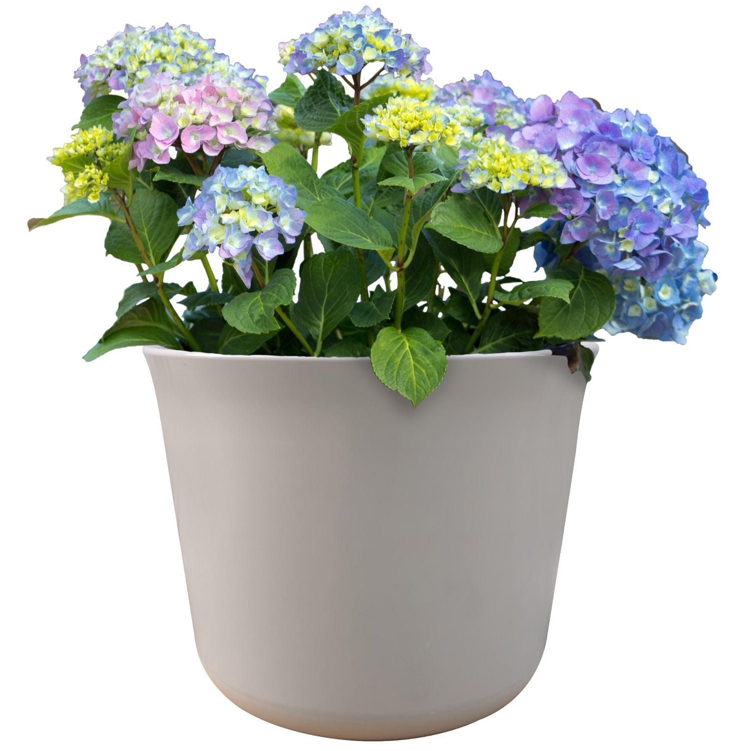 Tres Grande Jardiniere en Plastique Gris Holden de Hometrends
