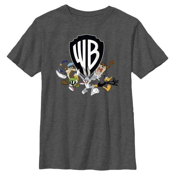 Boy's Looney Tunes Run Away Logo Graphic T-Shirt