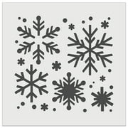 Sniggle Sloth Snowflakes Art Stencil