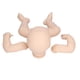 thumbnail image 3 of 20 Inch Reborn Doll Set Realistic Baby Doll Full Body Lifelike DIY Unfinished Doll Kit, 3 of 4