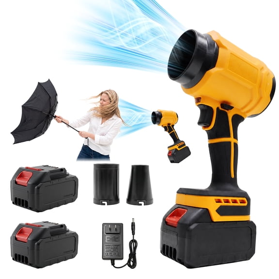 Cordless Leaf Blower,20V Battery Powered Electric Blower for Lawn Care, Electric Lightweight Leaf Blower for Blowing Leaves