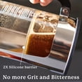 thumbnail image 3 of ESPRO - Prensa francesa P7 - Cafetera y tetera aislada de acero inoxidable de doble pared con microfiltro - Mantiene las bebidas calientes durante más tiempo, perfecta para el hogar (acero inoxidable, 3 of 5
