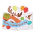 thumbnail image 2 of American Greetings Moose Birthday Card with Glitter, 2 of 4