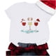 thumbnail image 5 of Camisas de Navidad Para Mujer Tops de Cuello Redondo Blusa Informal de Manga Corta Con Estampado de Moda Odeerbi  ODB195669, 5 of 8