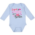 thumbnail image 3 of Inktastic Cupid is Promoting Me to Big Brother Boys Long Sleeve Baby Bodysuit, 3 of 5