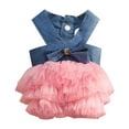 thumbnail image 6 of Bubble Skirt Cowboy Dress Dog Dress Princess Dresses For Dog, 6 of 7