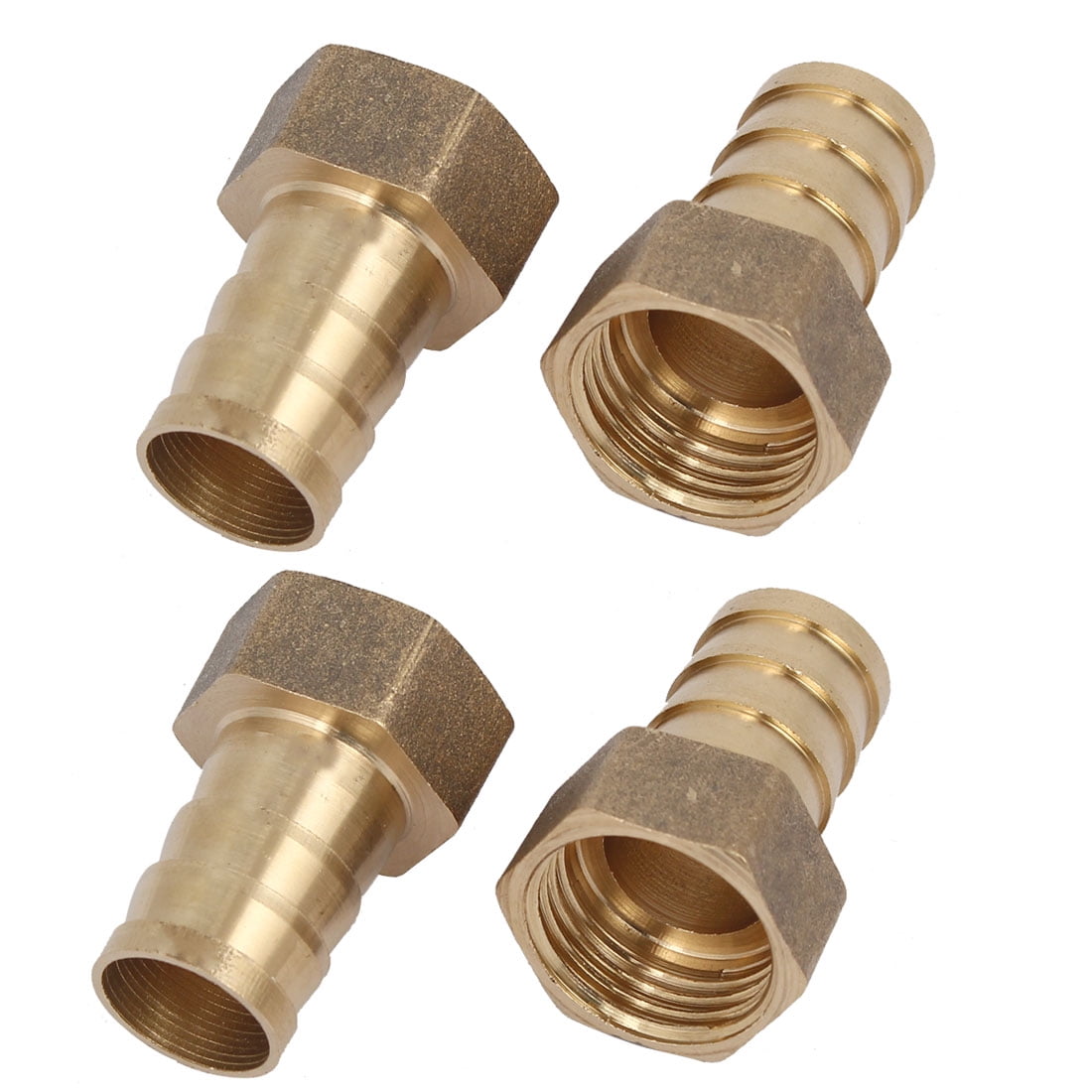 Unique Bargains1/2BSP Female Thread 16mm Hose Barb Brass Tubing Coupler