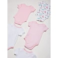 thumbnail image 5 of Hudson Baby Short Sleeve Bodysuits, 5-Pack, Newborn- 24 Months, 5 of 5