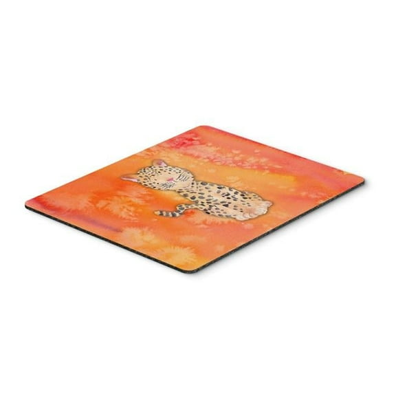 Leopard Watercolor Mouse Pad, Hot Pad or Trivet