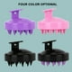thumbnail image 5 of Cepillo de silicona suave para masaje capilar, ideal para uso en casa o salón, disponible en varios colores como negro, rosa y morado. Diseño ergonómico y ligero para una experiencia de lavado, 5 of 7