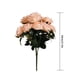 thumbnail image 2 of Ramo de flores de rosas artificiales Simulación de rosas Oficina en casa Decoración floral Ramo de flores falsas de boda, Rosa Inevent HA7032-03B, 2 of 5
