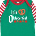 thumbnail image 4 of Inktastic Ich Liebe I Love Oktoberfest Pretzel Heart Boys or Girls Long Sleeve Baby Bodysuit, 4 of 5