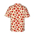 thumbnail image 3 of Haiem Tomatoes And Chili Printed Hawaiian Shirt for Men - Men’s Casual Beach Summer Shirts - Stretch Fabric with Modern Fit-XX-Large, 3 of 9