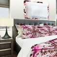 thumbnail image 4 of Designart 'Perfect Digital Flower Art in Dark Pink' Modern & Contemporary Duvet Cover Set, 4 of 4