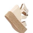 thumbnail image 3 of Sandalia De Plataforma Para Mujer Color Charol Nude Platonia  ROMINA-NUDE-T25, 3 of 8