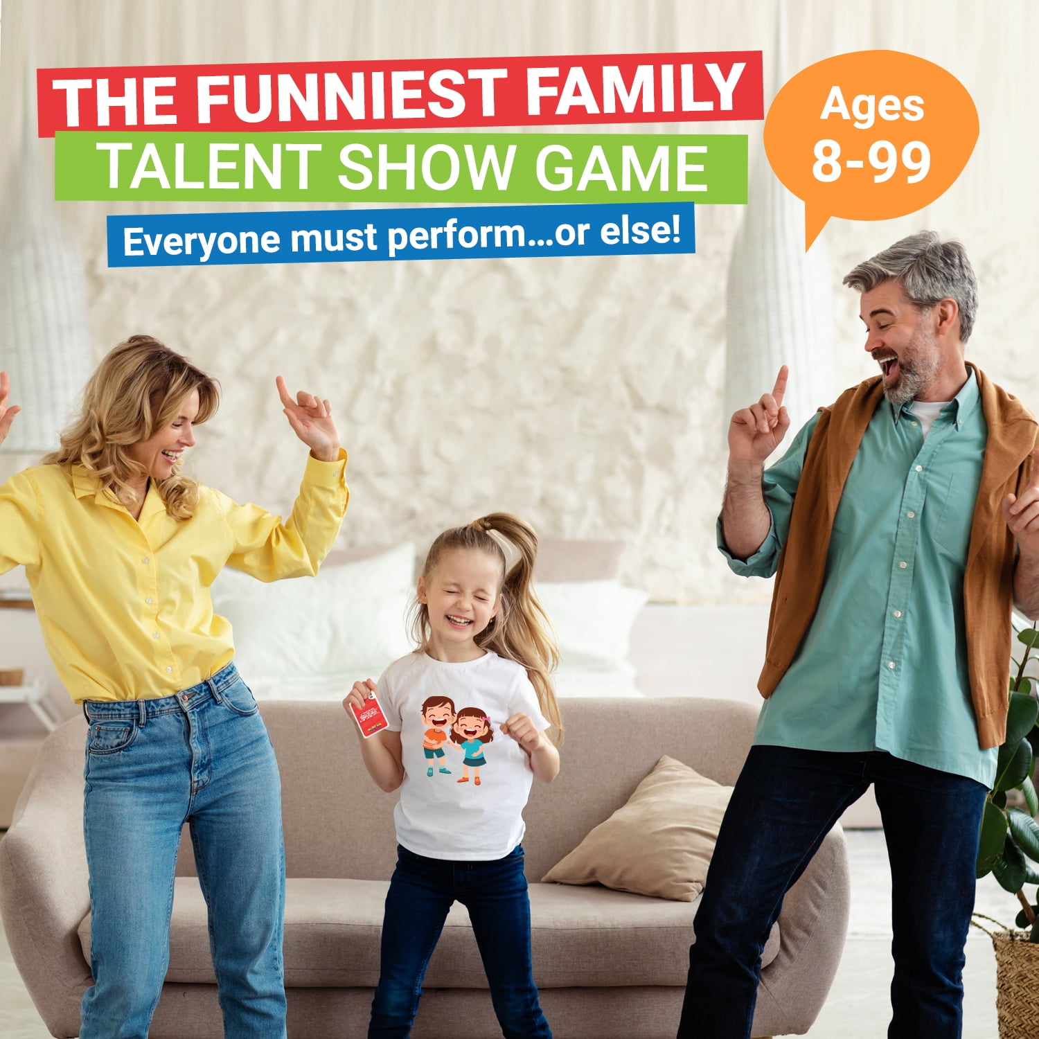ThinkPsych Talent Jam – Fun Talent Show & Charades Game for Family, Kids, and Teens