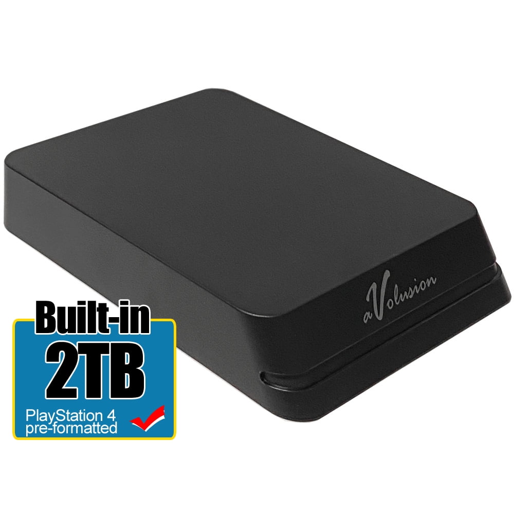 Avolusion Mini HDDGear Pro 2TB USB 3.0 Portable PS4 External Gaming