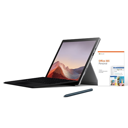Microsoft Surface Pro 7 12 3 Intel Core I5 8gb Ram 128gb Ssd Platinum Surface Pro Signature Type Cover Black Surface Pen Cobalt Blue Office 365 Personal 1 Year Walmart Com Walmart Com