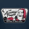 thumbnail image 3 of Teelocity Santa Avoid People Graphic T-Shirt (3XL - Standard Fit, Navy), 3 of 4
