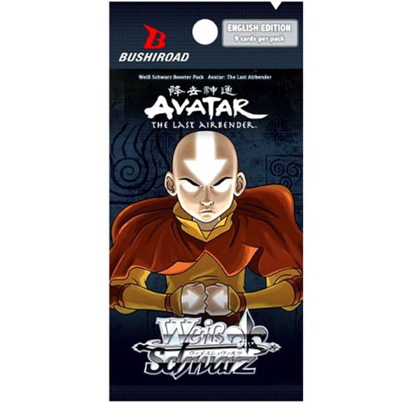 Weiss Schwarz Trading Card Game Avatar The Last Airbender Booster Pack (9 Cards)