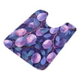 thumbnail image 3 of Bathroom Plush Absorbent Mat Single Square Pad 16x24Inches Bath Mat Fluffy Suitable For Bathroom Toilet Living Room Absorb Water Non-Slip Durable Large Purple Plum, 3 of 9