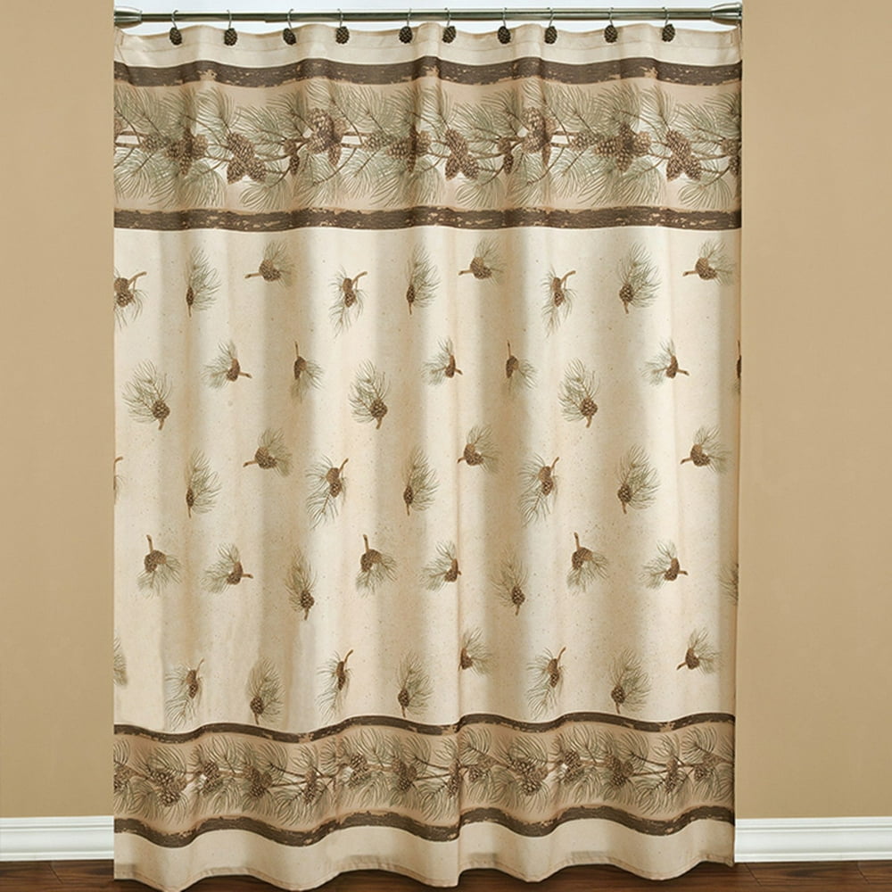 Saturday Knight Pinehaven Shower Curtain - Walmart.com - Walmart.com