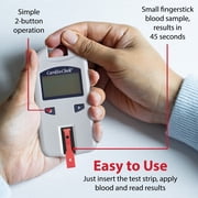 CardioChek Cholesterol Home Test System Bundle, Includes Testing Analyzer, PTS Panels Cholesterol At-Home Self-Test Strips (25 Tests), Capillary Tubes (25 Count), Fast 45-Second Testing